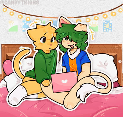 Double Chibis + Background